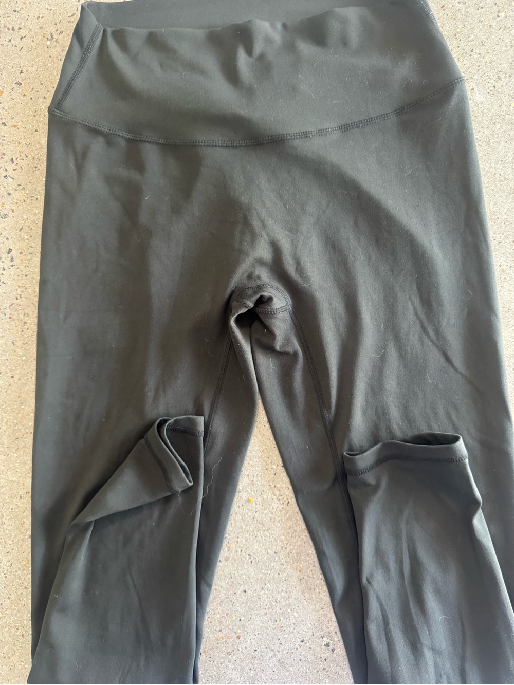 PARAGON Black High-Rise Leggings with Knee Panels